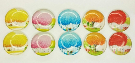 Preview: Sommer Bäume Plugs 18mm Paar 1,8cm Tunnels Plug